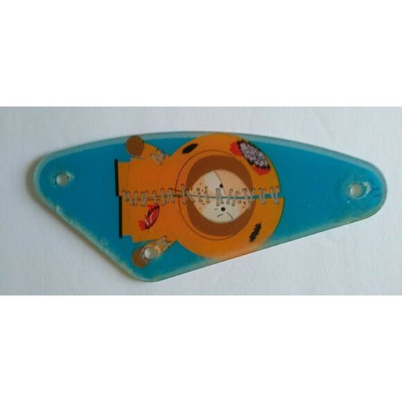 South Park Original 1998 NOS Pinball Machine Plastic Shield Slingshot Right - Picture 2 of 3